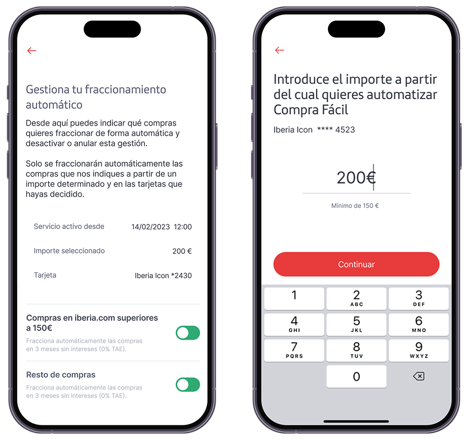 Compra fácil con Iberia Icon